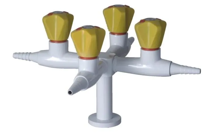 Laboratoryjne podwójne zawór gazowy